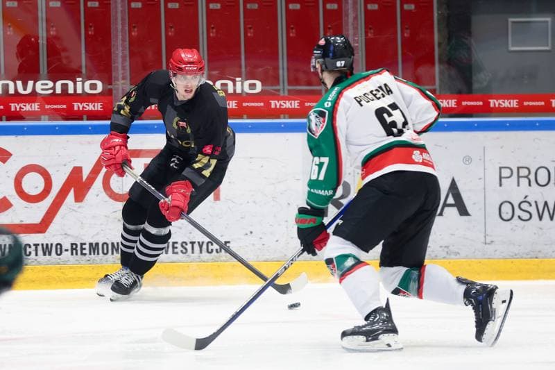 Ice Hockey. Tauron Hokej Liga. GKS Tychy - Comarch Cracovia. 12.01.2024