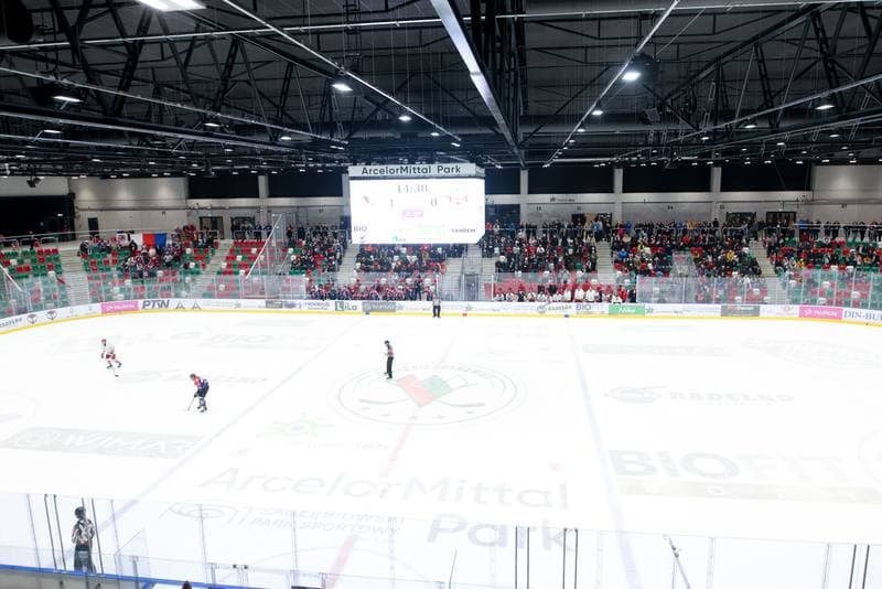 Ice Hockey. Tauron Hokej Liga. Zaglebie Sosnowiec - KH Energa Torun. 12.01.2024