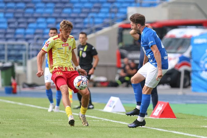 Football. Betclic I liga. Ruch Chorzow - Znicz Pruszkow. 28.07.2024