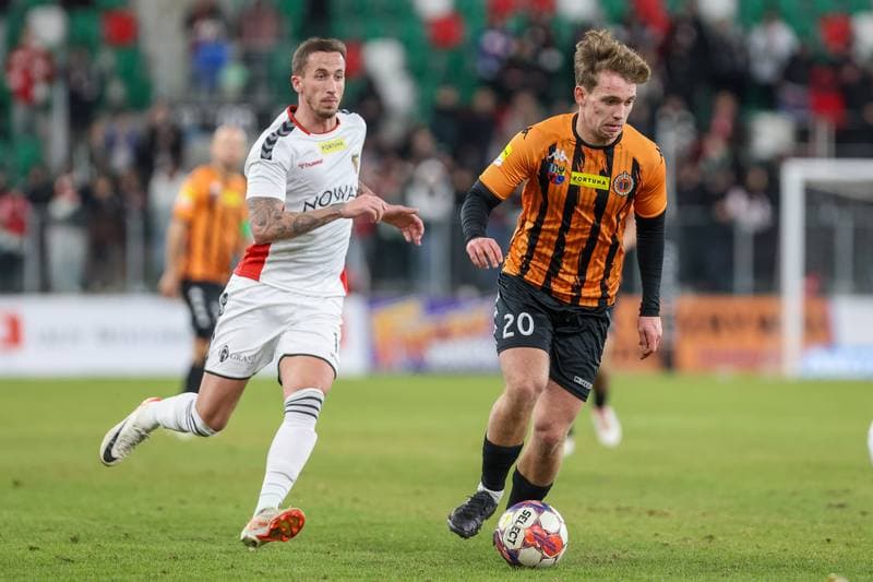 Football. Fortuna I Liga. Zaglebie Sosnowiec - Chrobry Glogow. 19.12.2023