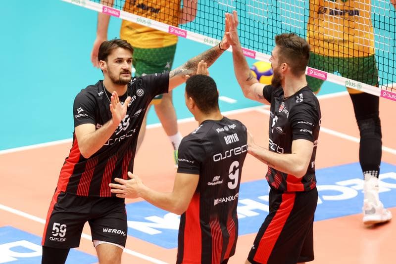 Volleyball. PlusLiga. Aluron CMC Warta Zawiercie - Asseco Resovia Rzeszow. 25.01.2024