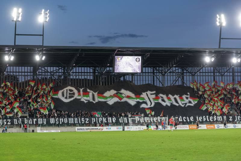 Football. Fortuna I Liga. Zaglebie Sosnowiec - Polonia Warszawa. 08.10.2023