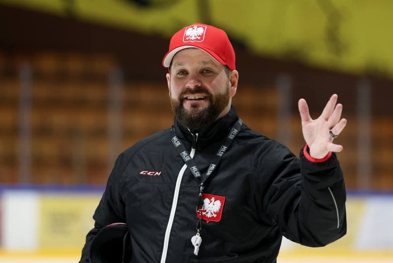 Ice Hockey. Poland national team. Training. 05.02.2024