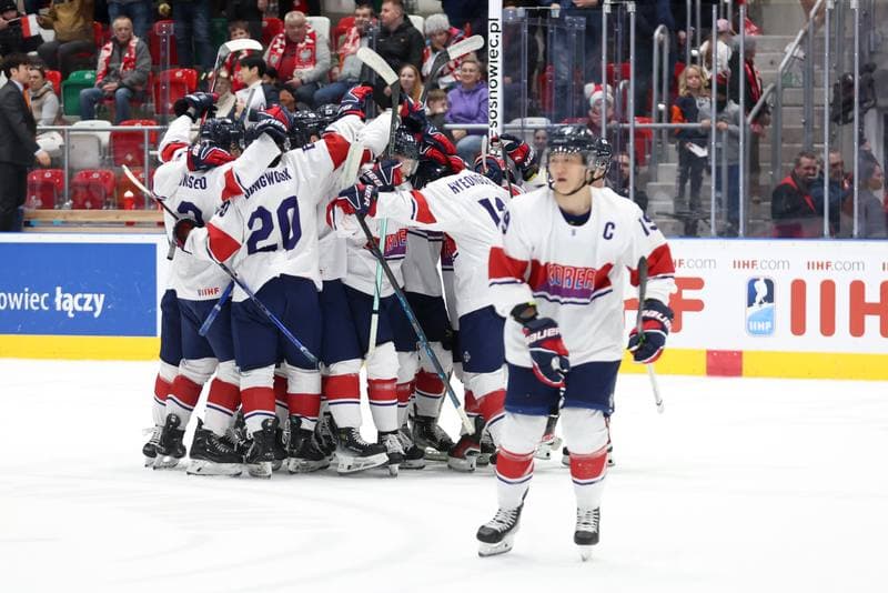 Ice Hockey. Olympic Qualification. Korea - Poland. 11.02.2024