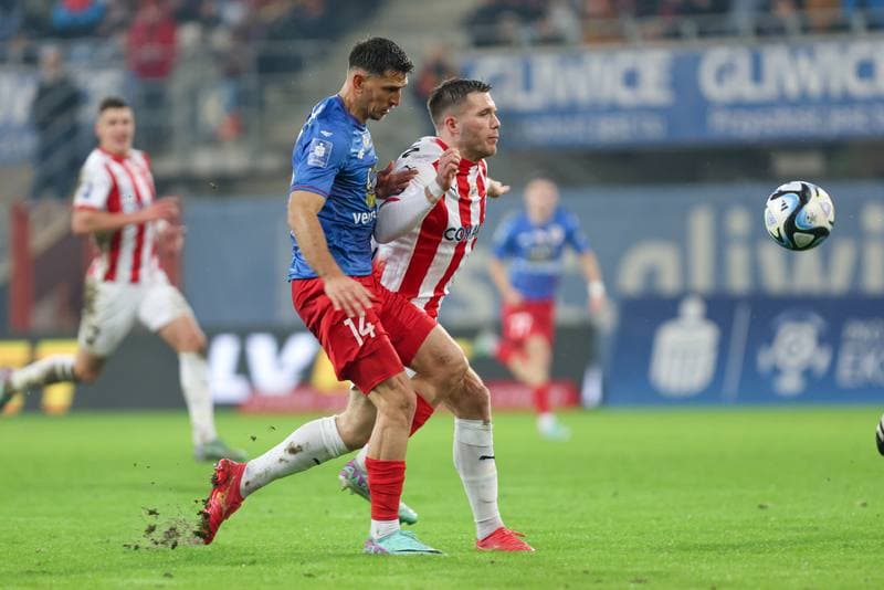 Football. PKO BP Ekstraklasa. Piast Gliwice - Cracovia Krakow. 23.02.2024