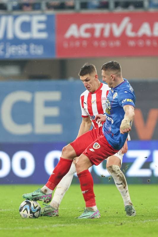Football. PKO BP Ekstraklasa. Piast Gliwice - Cracovia Krakow. 23.02.2024