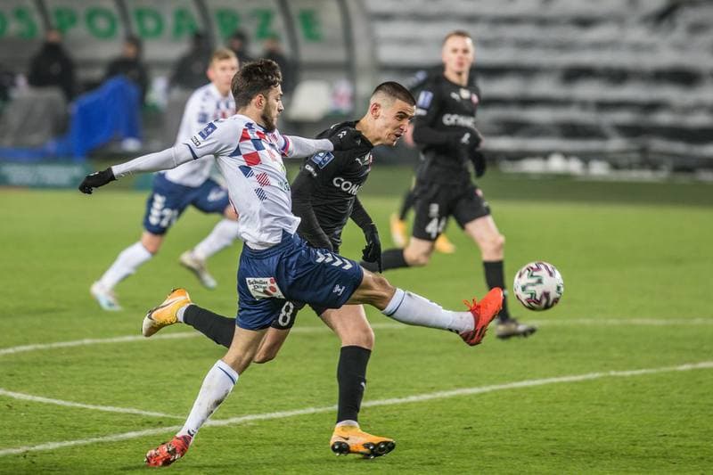 Football. PKO BP Ekstraklasa. Gornik Zabrze - Cracovia Krakow. 12.12.2020