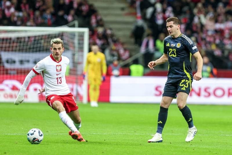 Football. UEFA Nations League. Poland - Scotland. 18.11.2024