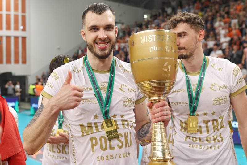 Volleyball. PlusLiga. Jastrzebski Wegiel - Aluron CMC Warta Zawiercie. 28.04.2024