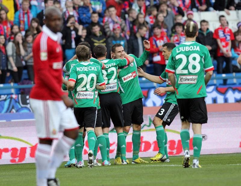 Football. T-mobile Ekstraklasa. Wisla Krakow - Legia Warsaw. 13.04.2013