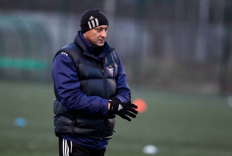 Football. Gornik Zabrze. Training. 08.01.2014