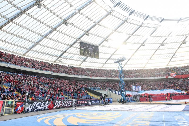 Football. Betclic I Liga. Ruch Chorzow - Wisla Krakow. 22.02.2025