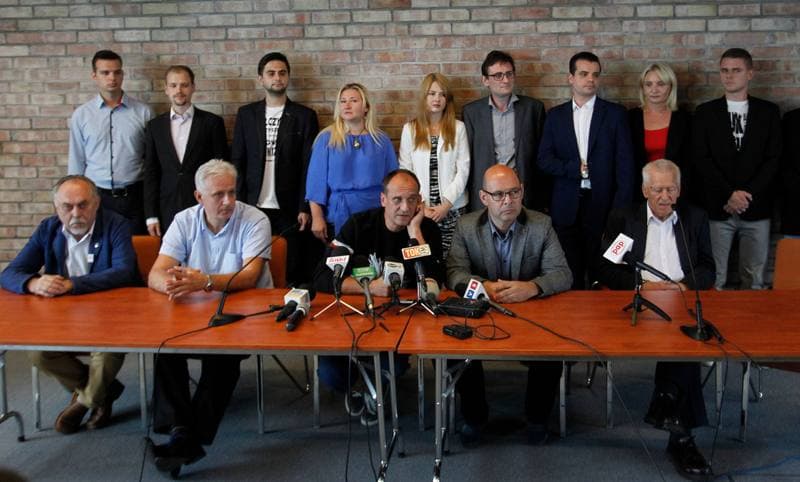 Pawel Kukiz. Press Conference. 02.09.2015