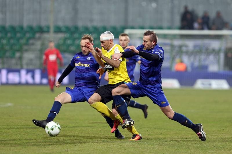 Football. Nice I Liga. GKS Katowice - Stomil Olsztyn. 10.03.2017