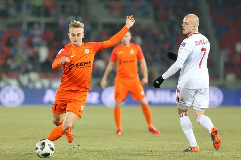 Football. Lotto Ekstraklasa. Gornik Zabrze - Zaglebie Lubin. 09.03.2018