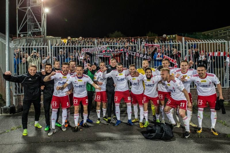 Football. Fortuna I Liga. GKS 1962 Jastrzebie - LKS Lodz. 04.05.2019