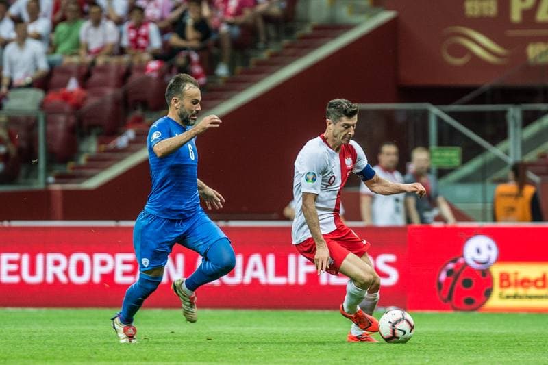 Football. Euro 2020 Qualifiers. Poland - Israel. 10.06.2019