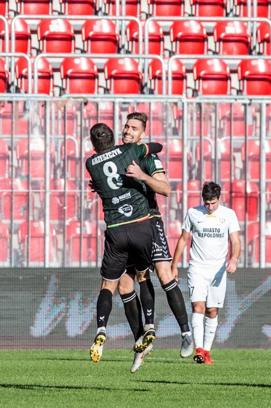 Football. Fortuna I Liga. GKS Tychy - Puszcza Niepolomice. 08.11.2020