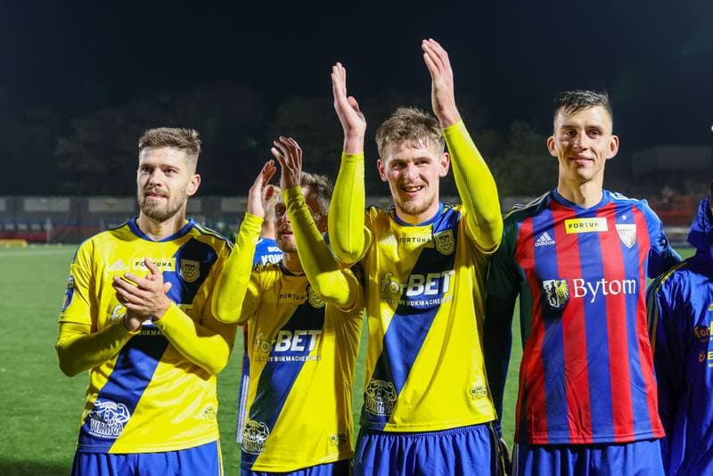 Football. Fortuna Puchar Polski. Polonia Bytom - Arka Gdynia. 08.11.2023