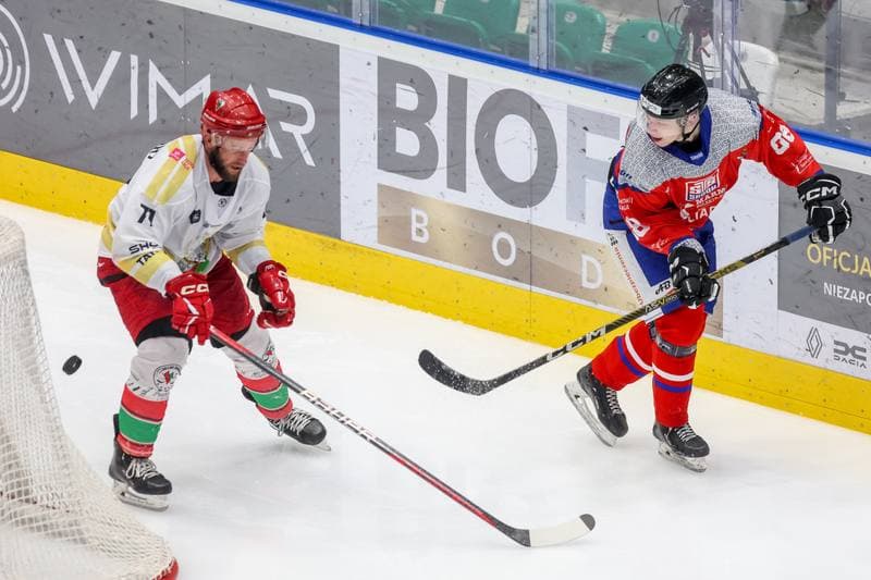Ice Hockey. Tauron Hokej Liga. Zaglebie Sosnowiec - Marma Ciarko STS Sanok. 26.11.2023