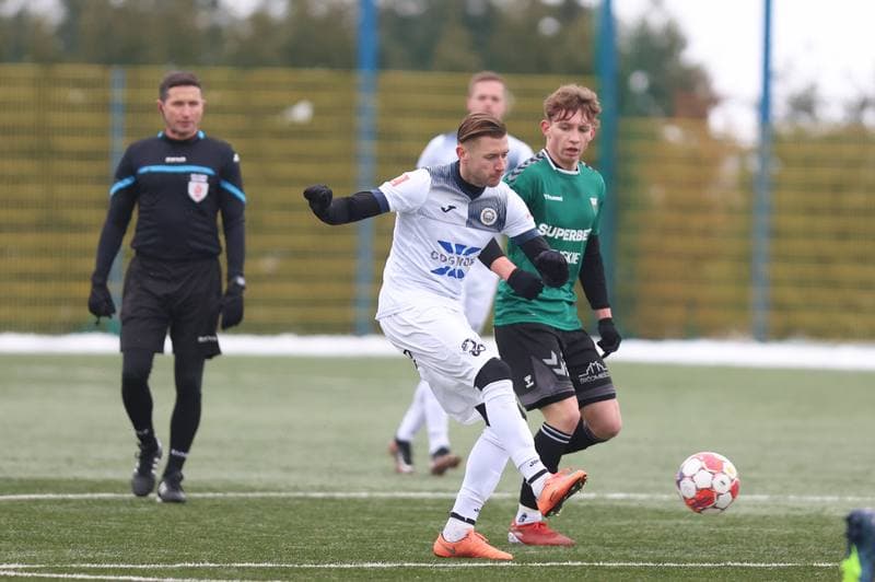 Football. Sparing. GKS Tychy - Hutnik Krakow. 13.01.2024
