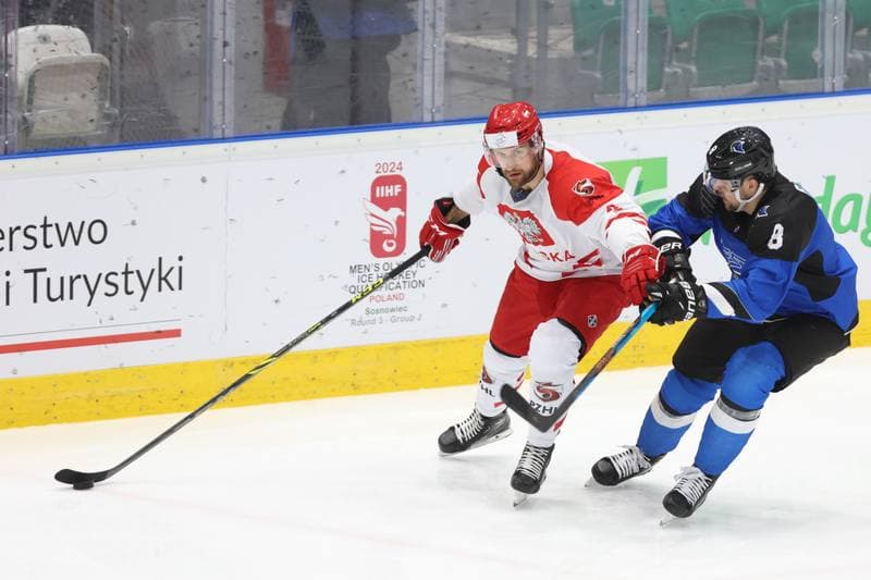 Ice Hockey. Olympic Qualification. Poland - Estonia. 08.02.2024