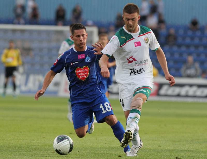 Football. T-Mobile Ekstraklasa. Ruch Chorzow - Slask Wroclaw. 09.03.2013