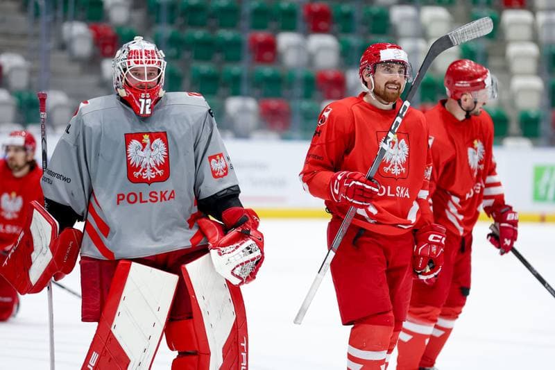 Ice Hockey. Poland national team. Training. 06.05.2024