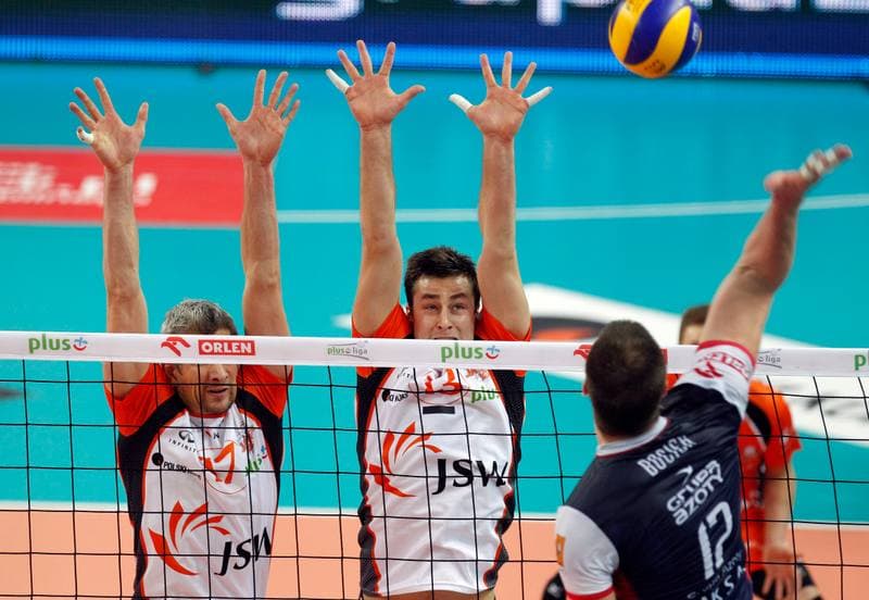 Volleyball. PlusLiga. Jastrzebski Wegiel - ZAKSA Kedzierzyn-Kozle. 11.01.2014