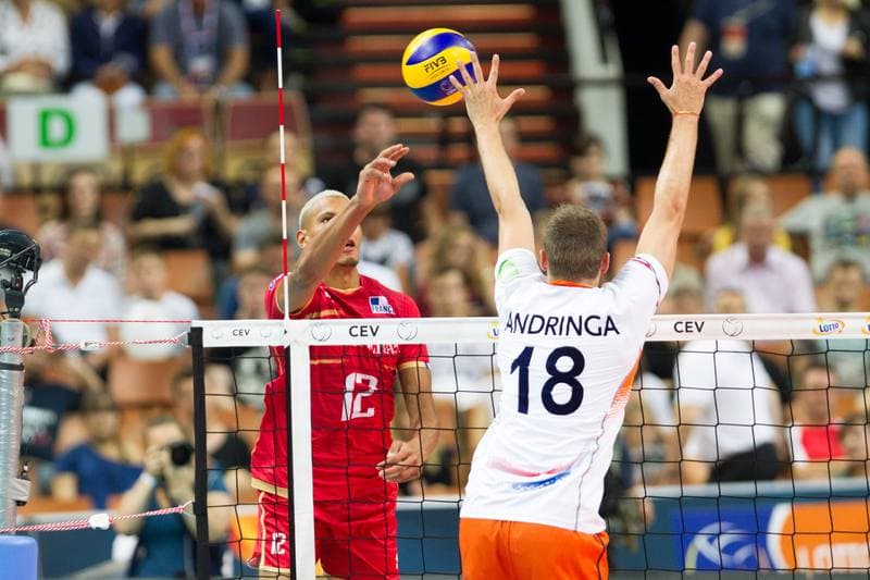 Volleyball. CEV EuroVolley. France - Netherlands. 27.08.2017