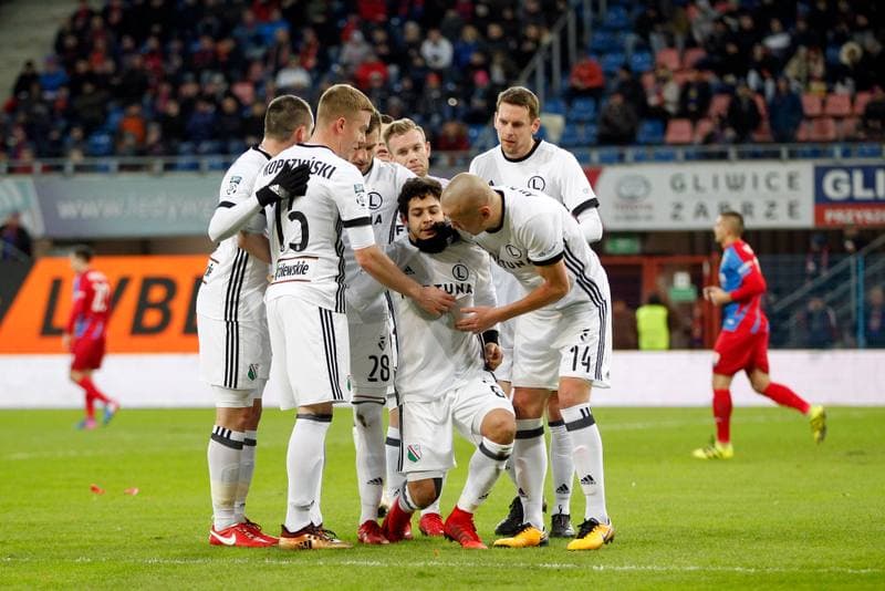 Football. Lotto Ekstraklasa. Piast Gliwice - Legia Warsaw. 12.12.2017