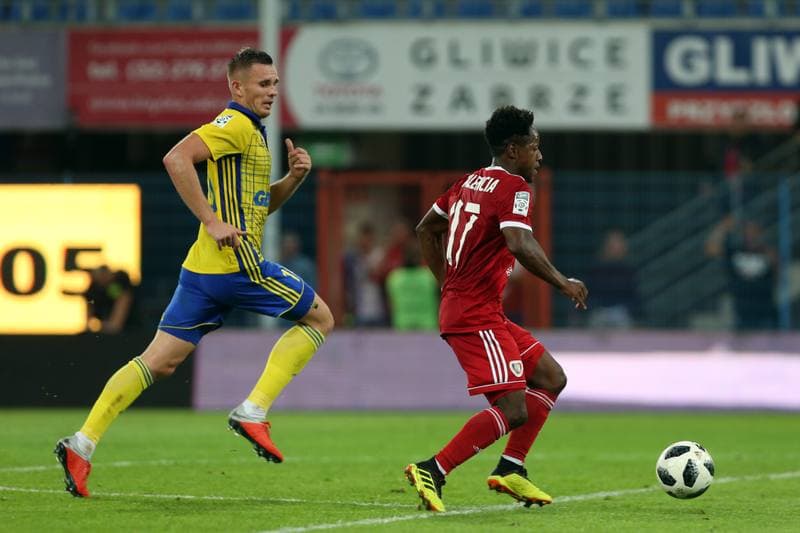 Football. Lotto Ekstraklasa. Piast Gliwice - Arka Gdynia. 15.09.2018