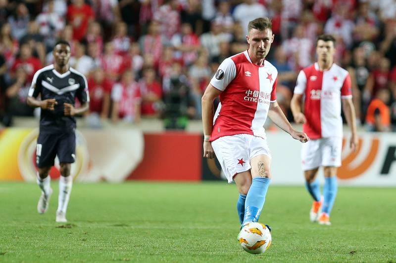 Football. UEFA Europa League. Slavia Prague - Girondins Bordeaux. 20.09.2018