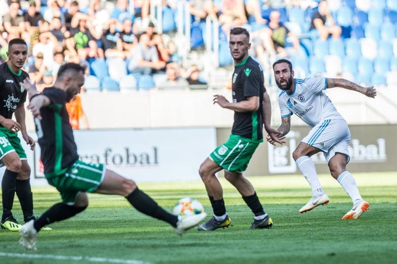 Football. UEFA Europa League. Slovan Bratislava - KF Feronikeli. 24.07.2019