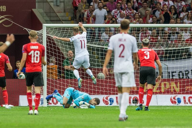 Football. Euro 2020 Qualifiers. Poland - Austria. 09.09.2019