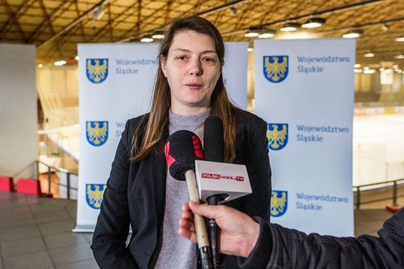 Ice Hockey. Poland national team. Press Conference. 15.12.2020