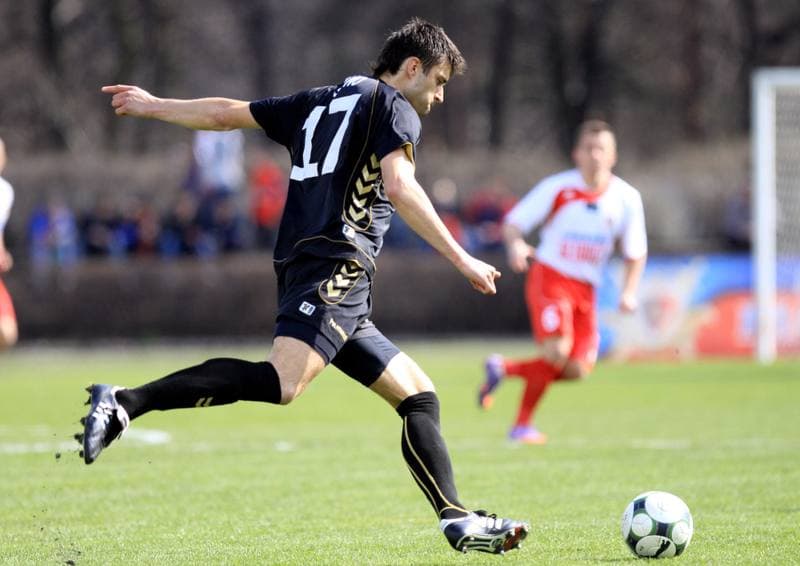 Football. Ekstraklasa. Piast Gliwice - Korona Kielce. 03.04.2010