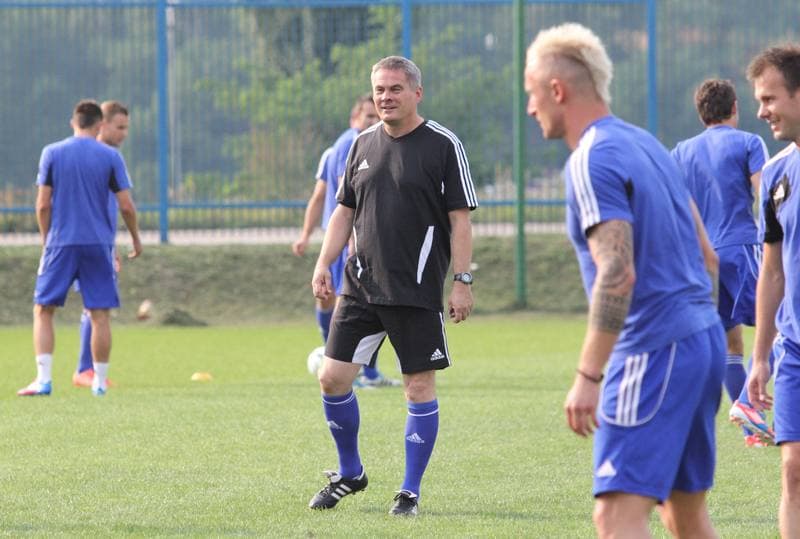 Football. Ruch Chorzow. Training. 10.07.2012