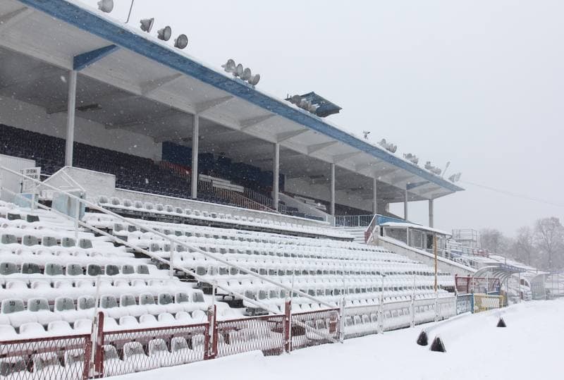 Football. Gornik Zabrze. Training. 15.02.2012