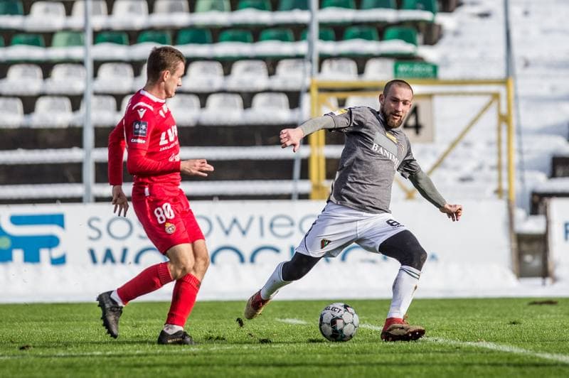 Football. Sparing. Zaglebie Sosnowiec - Wisla Krakow. 20.01.2021