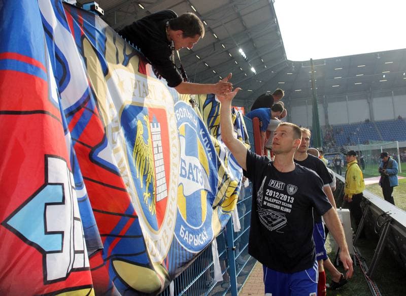 Football. T-Mobile Ekstraklasa. Piast Gliwice - GKS Belchatow. 02.06.2013