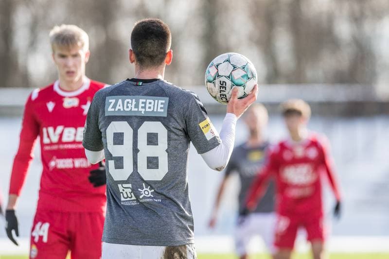 Football. Sparing. Zaglebie Sosnowiec - Wisla Krakow. 20.01.2021
