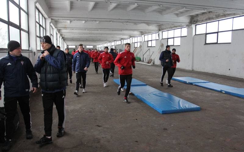 Football. Gornik Zabrze. Training. 05.07.2012