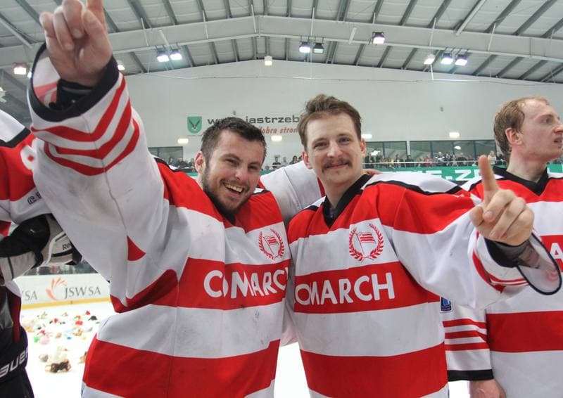 Ice Hockey. Polska Liga Hokejowa. JKH GKS Jastrzebie - Comarch Cracovia Krakow. 25.03.2013