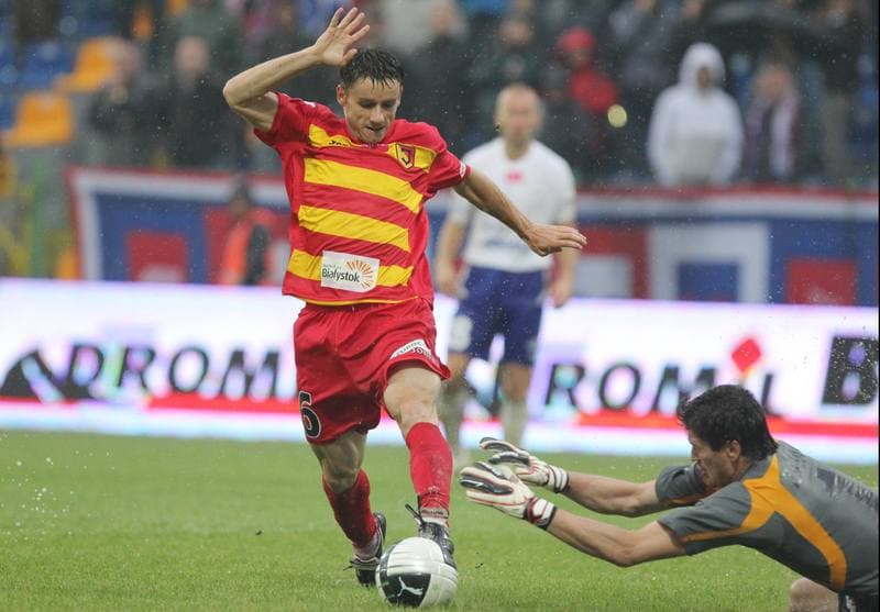 Football. T-Mobile Ekstraklasa. Podbeskidzie Bielsko-Biala - Jagiellonia Bialystok. 01.08.2011