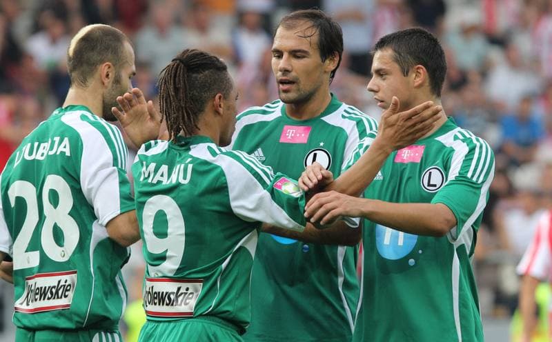 Football. T-Mobile Ekstraklasa. Cracovia Krakow - Legia Warsaw. 07.08.2011