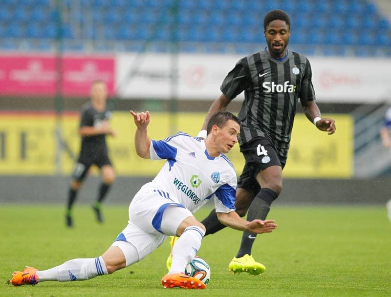 Football. UEFA Europa League. Ruch Chorzow - Esbjerg FB. 31.07.2014