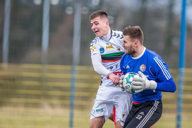 Football. Sparing. GKS Tychy - Fotbal Trinec. 23.01.2021