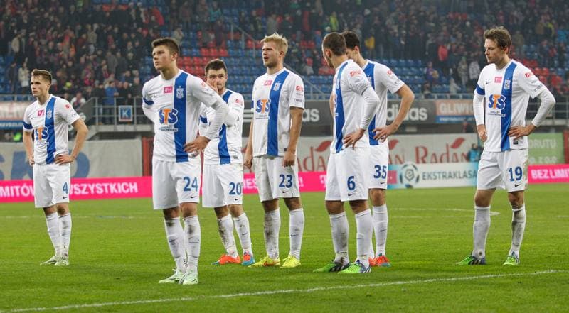 Football. PKO BP Ekstraklasa. Piast Gliwice - Lech Poznan. 20.12.2015