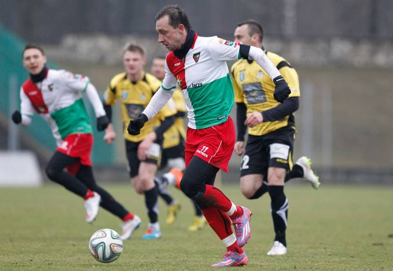 Football. Friendly Match. Zaglebie Sosnowiec - Sandecja Nowy Sacz. 25.02.2015